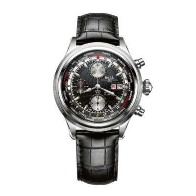 Ball Trainmaster Worldtime men's stainless steel strap watch - Product number 9803580