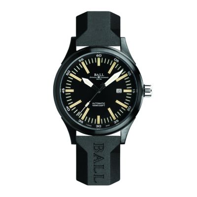 Ball Fireman Racer men's black rubber strap watch - Product number 9804102