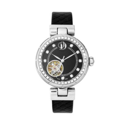 Project D London ladies' black strap watch - Product number 9804927