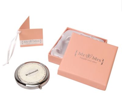 Special Memories Mr & Mrs Bridesmaid Compact Mirror - Product number 9809457
