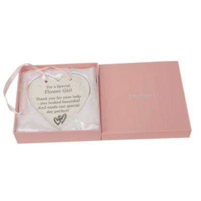 Special Memories Ceramic Hanging Hearts Flower Girl - Product number 9809546