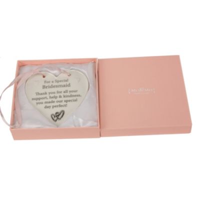 Special Memories Ceramic Hanging Hearts Bridesmaid - Product number 9809554