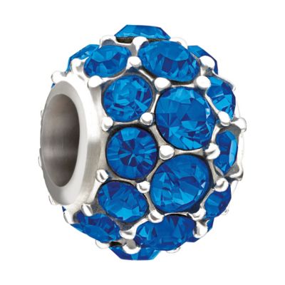 Chamilia Make A Wish blue Swarovski element bead - Product number 9810161