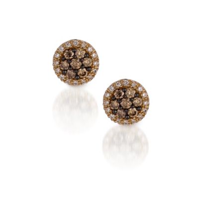Le Vian 14ct yellow gold chocolate diamond earrings - Product number 9810226