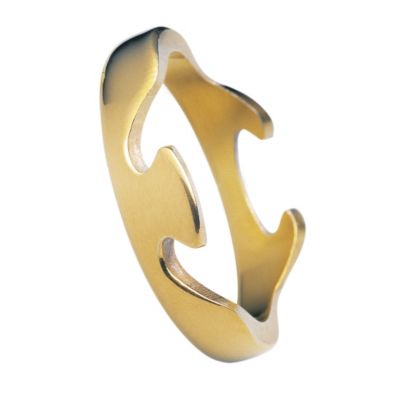 Georg Jensen Fusion 18ct yellow gold end ring - Product number 9811974