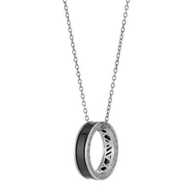 Amanda Wakeley ceramic diamond ring pendant necklace - Product number 9816623