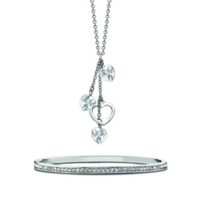 Radiance With Swarovski Crystal Bangle & Necklace Set - Product number 9868682
