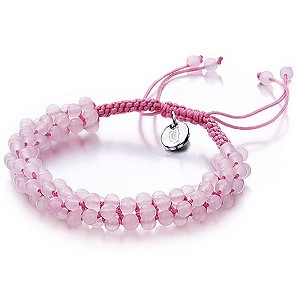 Shimla Rose Quartz Popcorn Bracelet