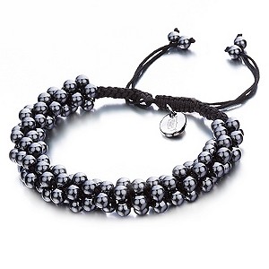 Shimla Hematite Popcorn Bracelet