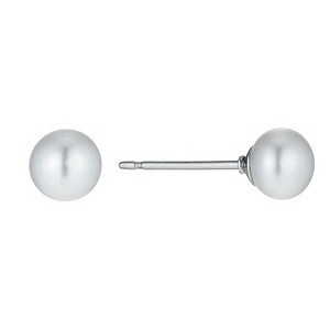 Sterling Silver Cultured Freshwater Pearl Stud Earrings 5mmSterling Silver Cultured Freshwater Pearl