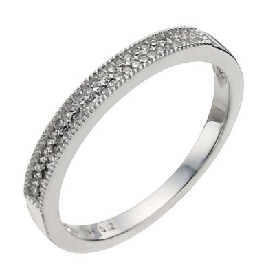 9ct white gold 12 point diamond eternity ring - Product number 9906150