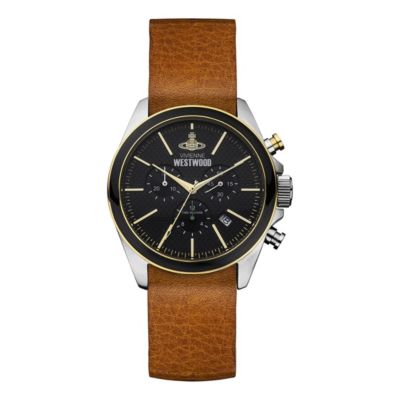 Vivienne Westwood Camden stainless steel tan strap watch - Product number 9911278