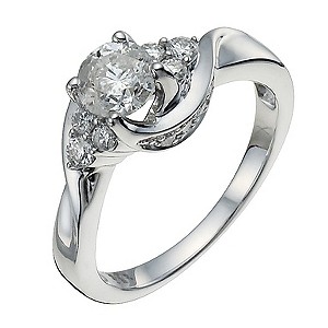 18ct White Gold One Carat Diamond Solitaire Ring18ct White Gold One Carat Diamond Solitaire Ring