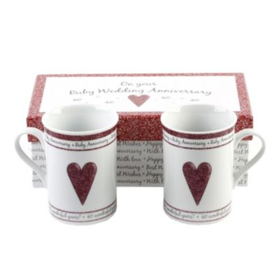 Special Memories 40th Anniversary Mugs - Product number 9937749