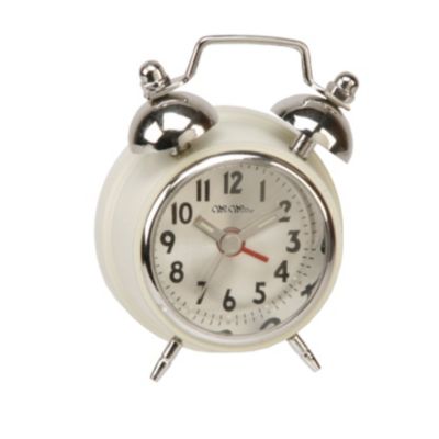 Double Bell Cream Alarm Clock - Product number 9938125