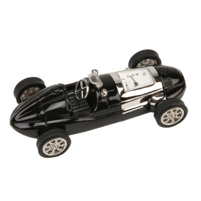 Black Vintage Racing Car Clock - Product number 9938133