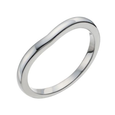 Palladium 2mm shaped wedding ring - Product number 9938885