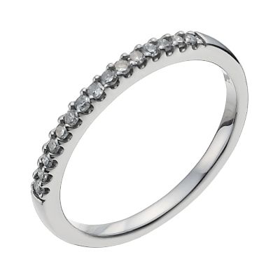 Palladium 15 point diamond ring - Product number 9944257