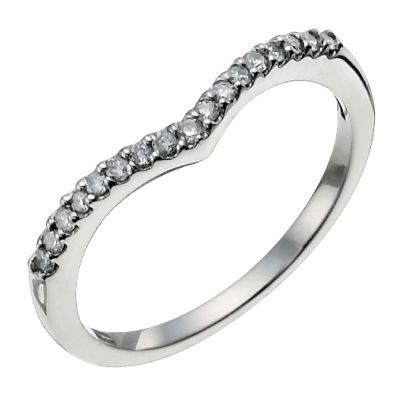 Palladium 15 point diamond shaped ring - Product number 9945199