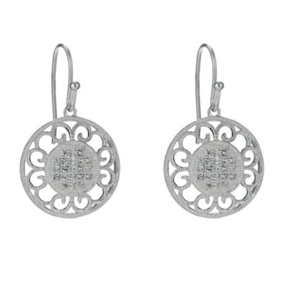 Petali Di Amore Sterling Silver and Cubic Zirconia Round