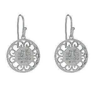 Petali Di Amore Sterling Silver and Cubic Zirconia Round