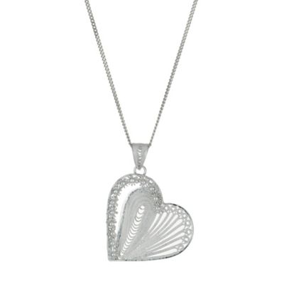 Petali Di Amore Sterling Silver Heart Pendant