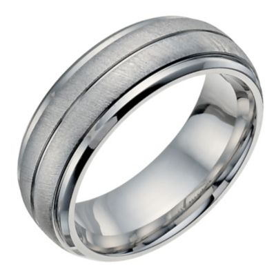 Cobalt 8mm groove band ring - Product number 9950044