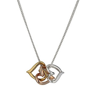 Three Colour Interchangable Heart Pendant