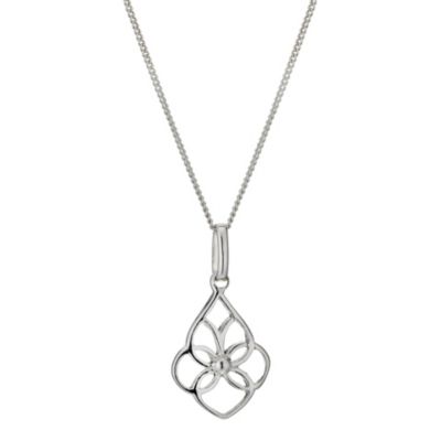 H Samuel Sterling Silver Celtic Pendant