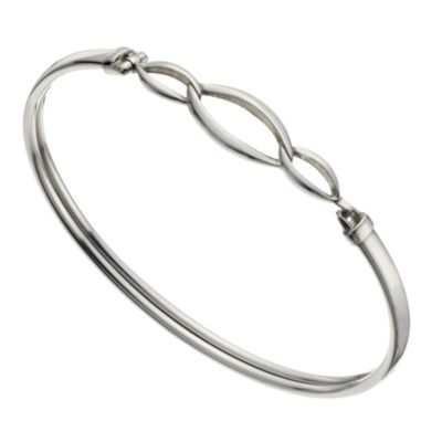 H Samuel Sterling Silver chain link bangle