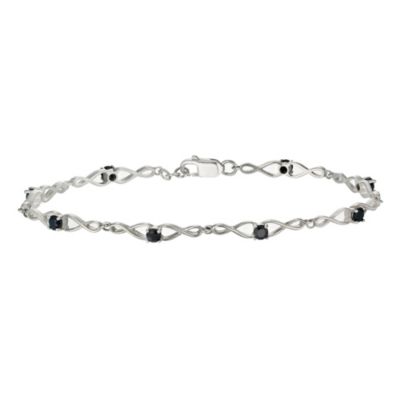 Sterling Silver Sapphire Bracelet