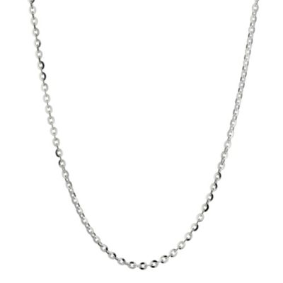 H Samuel Sterling Silver 18` Belcher Necklace