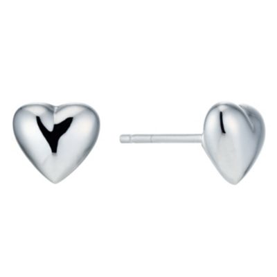 Silver heart stud earrings - Product number 9967478