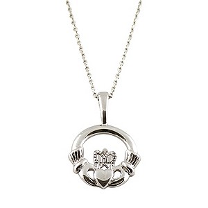 cailin Sterling Silver Claddagh Pendant Necklace