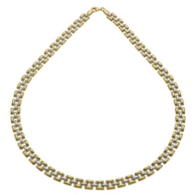9ct two tone stampata necklace - Product number 9975144