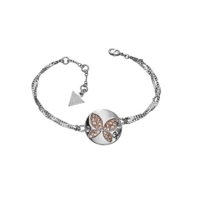 Guess Silver-plated Butterfly Coin Bracelet - Product number 9979085