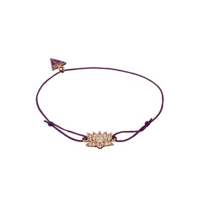 Guess Rose Gold-Plated Lotus Flower Bracelet - Product number 9979190