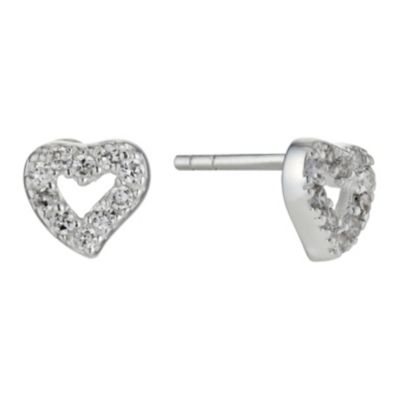 H Samuel Childrens Sterling Silver Cubic Zirconia