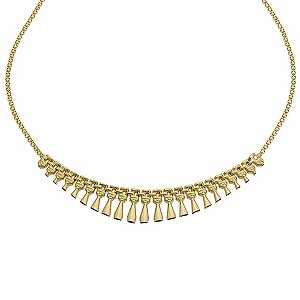 9ct yellow gold cleo necklace