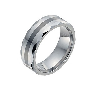 Men's Tungsten & Ceramic Ring