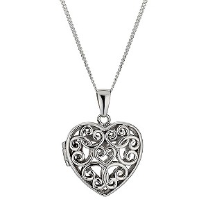 Sterling Silver Filigree Locket