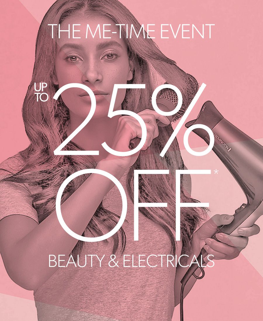 Up To 25% Off Beauty & Electricals