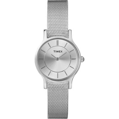 Timex Ladies' Stainless Steel Mesh Bracelet Watch - H. Samuel the Jeweller