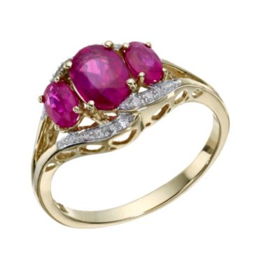 Ruby Rings - H. Samuel the Jeweller