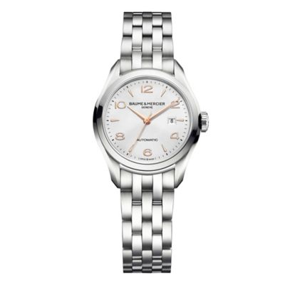 Baume & Mercier Clifton ladies' bracelet watch - Ernest Jones