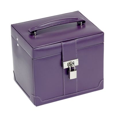 Medium Purple Jewellery Box With Removable Drawer - H. Samuel the Jeweller