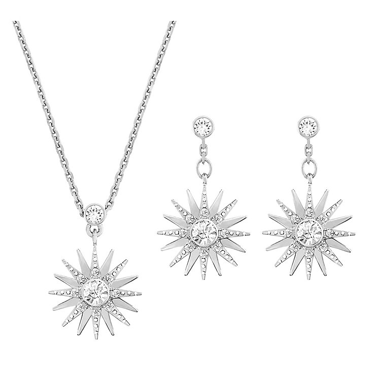 Swarovski Balthus crystal pendant & drop earring set - Product number 2270668