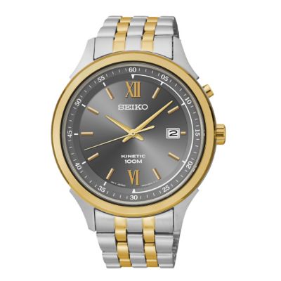 Seiko Men's Two Tone Kinetic Watch | H.Samuel