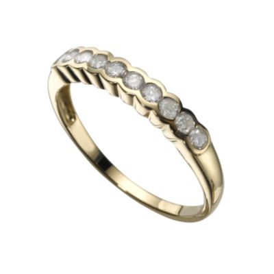 18ct gold quarter carat diamond ring - Ernest Jones