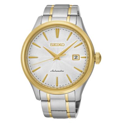 Seiko Men's Automatic Two Colour Steel Bracelet Watch | H.Samuel